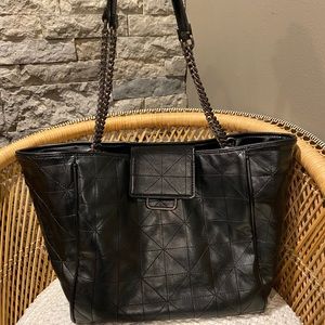Zara quilted tote